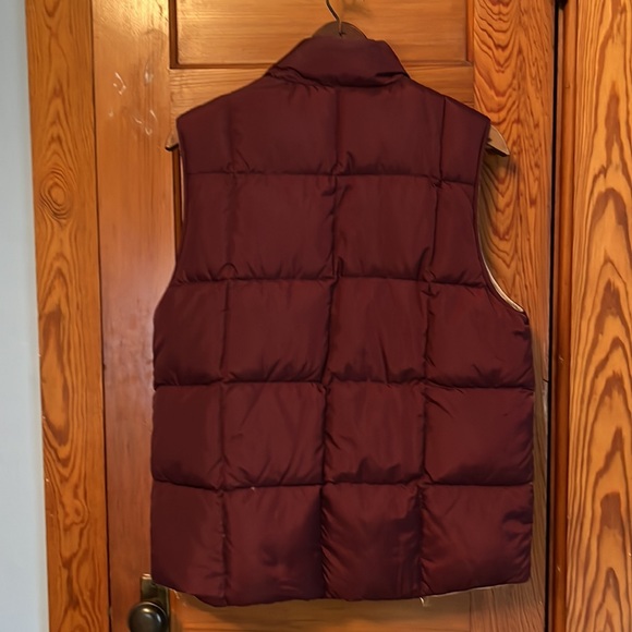 Lands end Reversible Down Puffer Vest Medium - Picture 2 of 4